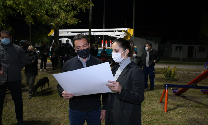 Florencio Varela: Tres barrios con 100% de iluminación LED